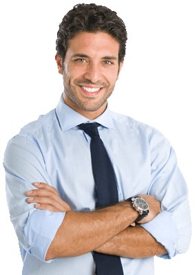 La cabeza y el torso de un esqueleto de dinosaurio;
           tiene una cabeza grande con dientes largos y afilados